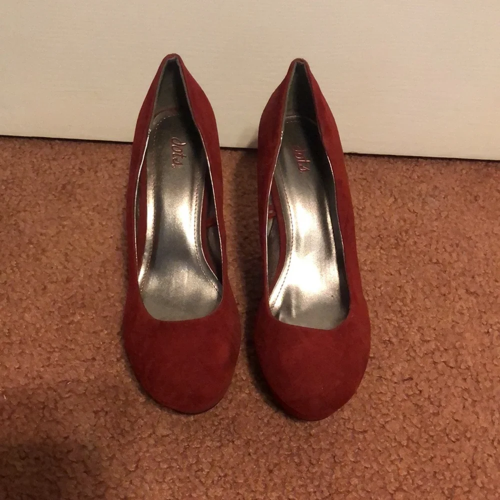Dots Red Velvet🥳2xHP🥳Platform Shoes